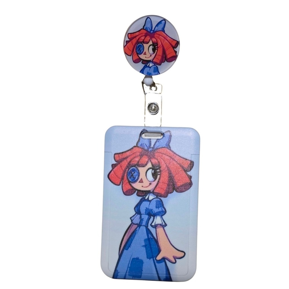 TADC Ragatha Badge ID Reel ID Holder Handmade The Amazing Digital Circus Doll